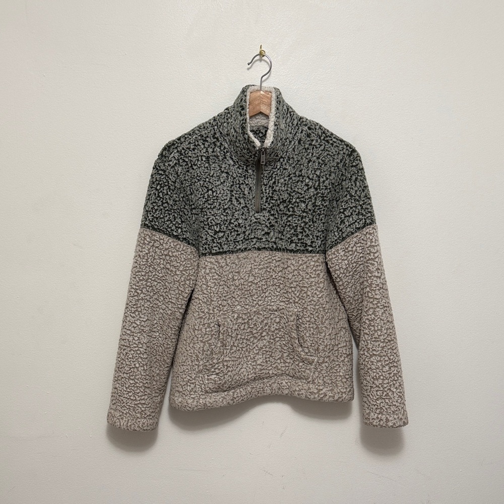 Love Tree 1/4 Zip Sherpa Fleece